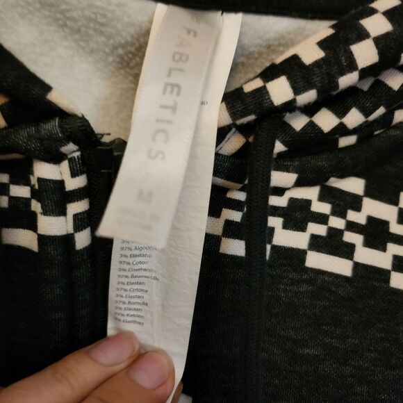 EUC Black and White Patterned Jumpsuit Size Medium - Picture 7 of 11